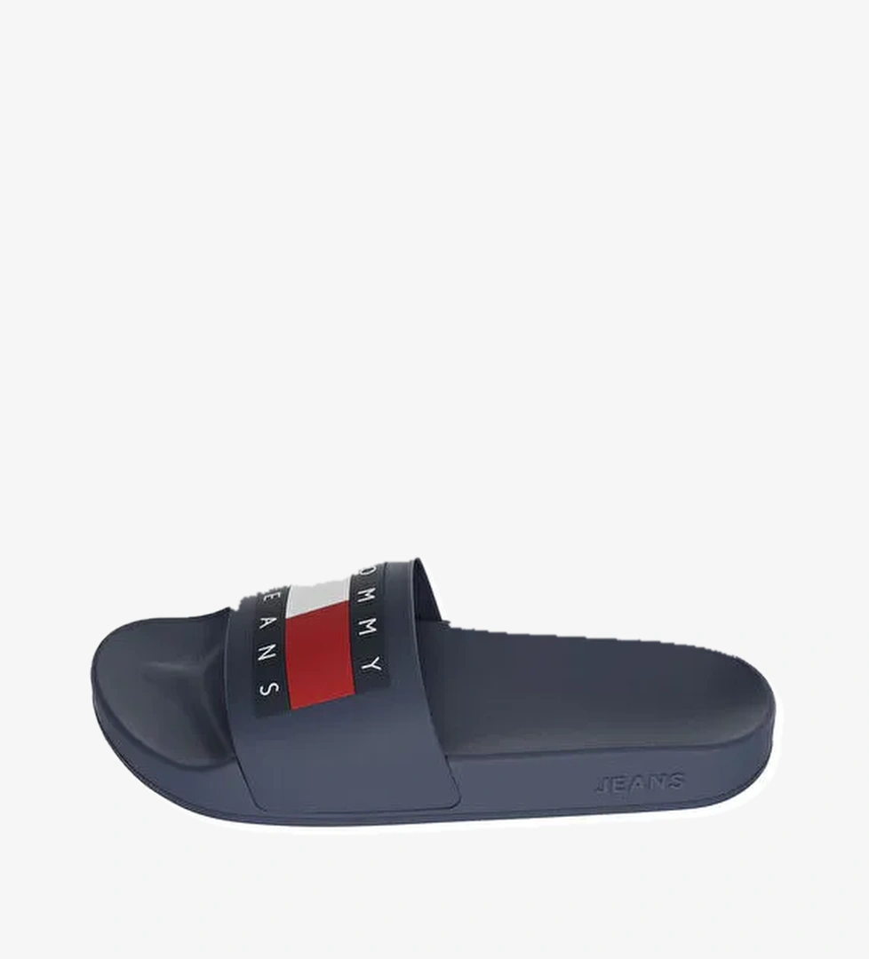Tommy Hilfiger Tommy Hilfiger Lacivert-Kırmızı-Beyaz Erkek Plaj Terliği TOMMY JEANS POOL SLIDE ESS model görseli