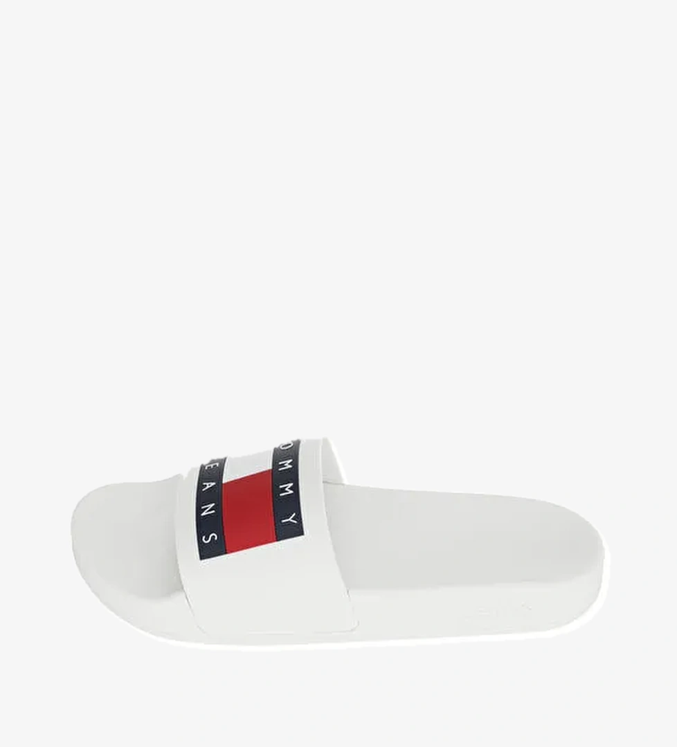 Tommy Hilfiger Tommy Hilfiger Beyaz Erkek Plaj Terliği TOMMY JEANS POOL SLIDE ESS Boyner'de! Beyaz - 1. görsel