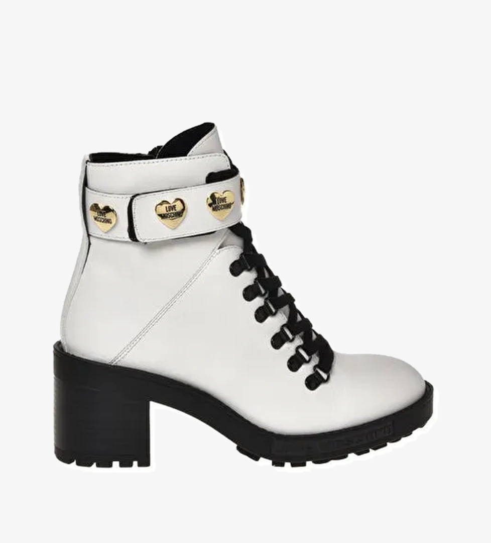 Love Moschino Love Moschino Beyaz-Siyah Kadın Bot JA24387G0HIA0100 model görseli