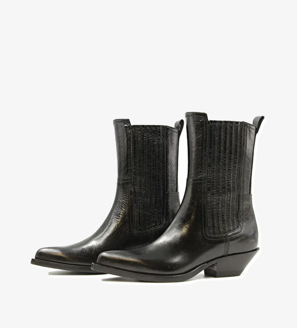 Laura Bellariva Siyah Kadın Deri Bot P9243 - Görsel 1