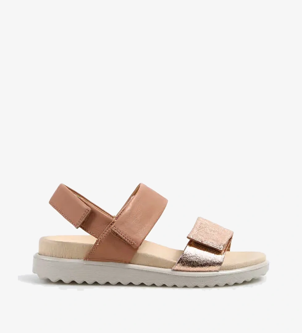 Legero Bej-Altın Kadın Deri Sandalet 2-000242-5580 - Görsel 1