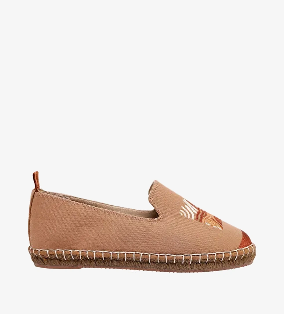 NAKIŞ DETAYLI KANVAS ESPADRİL - Görsel 1