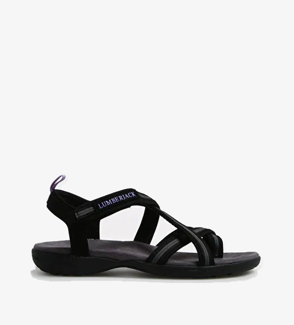 Lumberjack Siyah Kadın Sandalet A10149835612010 - Görsel 1