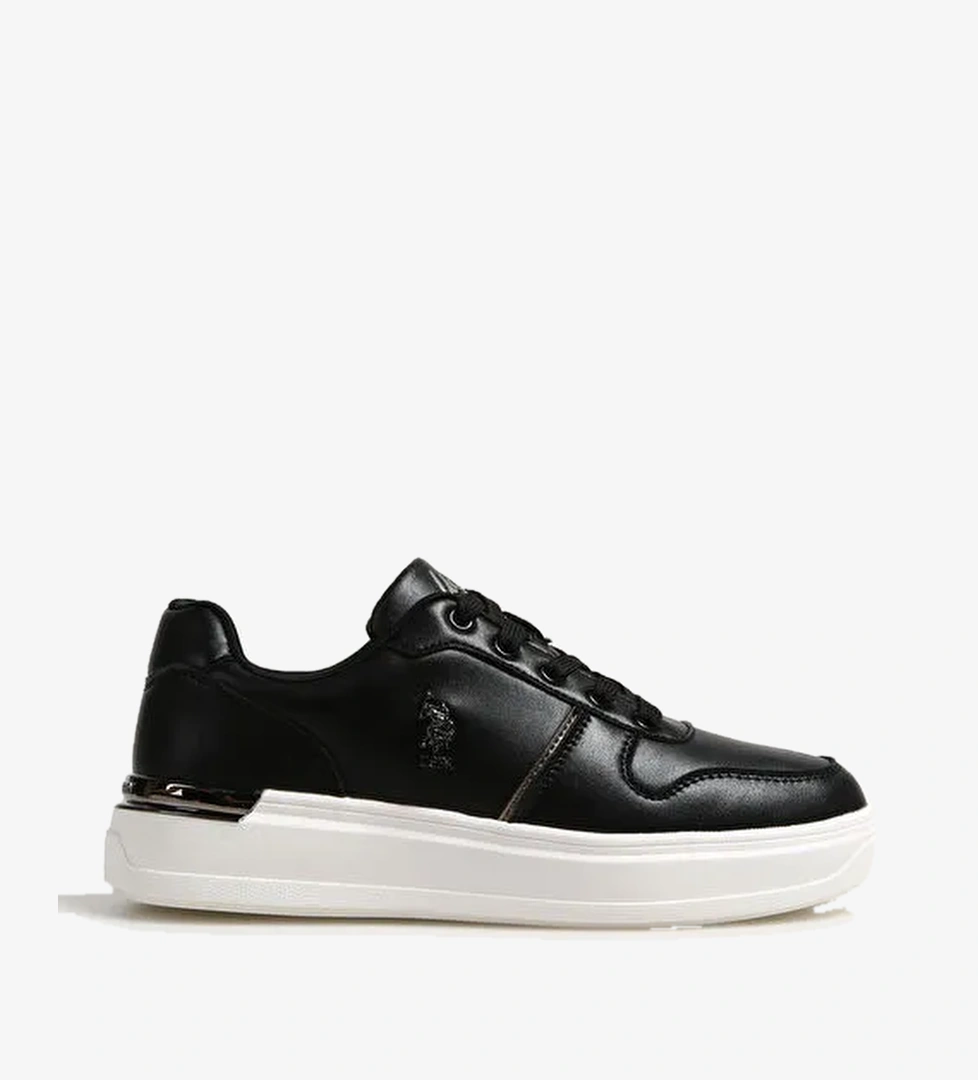 U.S. Polo Assn. Siyah Kadın Sneaker A10153231212010 - Görsel 1