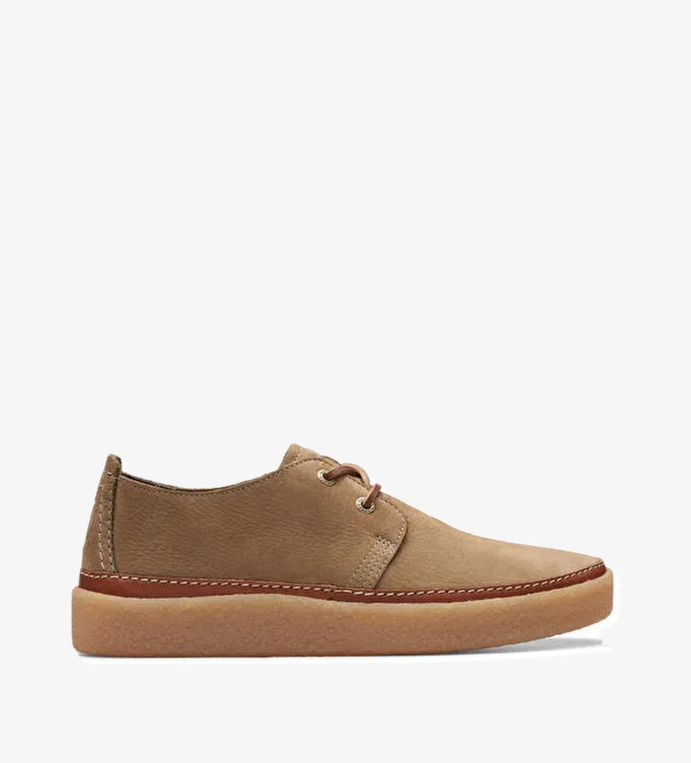 Clarks Nubuk Kahve Erkek Günlük Ayakkabı Clarkwood Low - Görsel 1