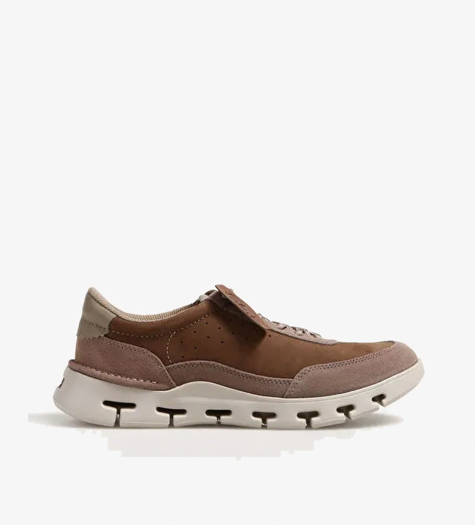 Clarks Clarks Açık Kahverengi Erkek Süet Sneaker Nature X One model görseli