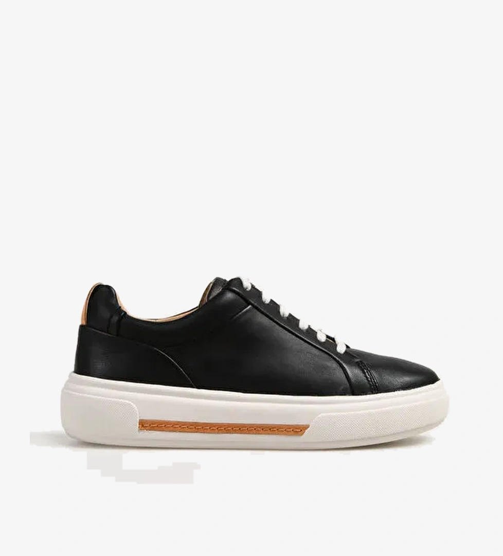 Clarks Siyah Kadın Deri Sneaker 26176307 - Görsel 1