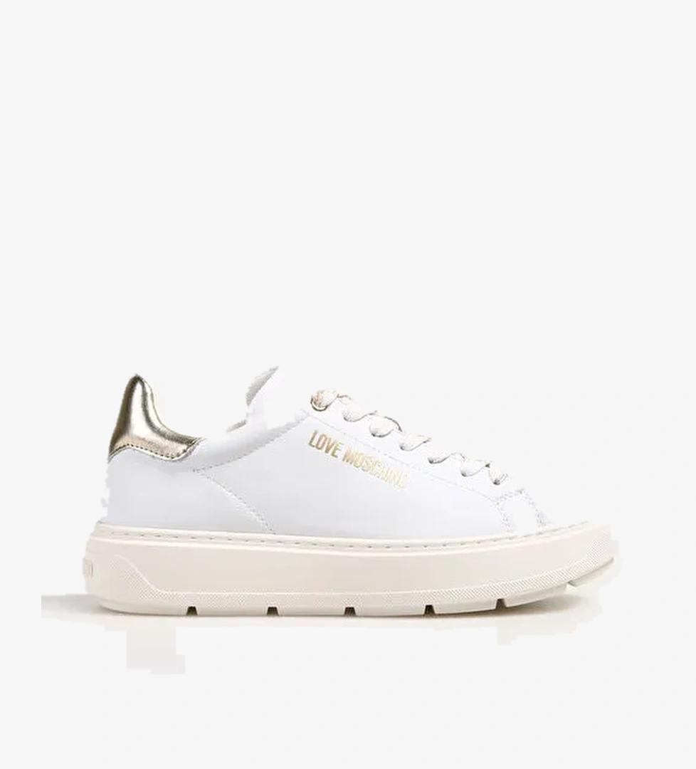 Love Moschino Love Moschino Beyaz Altın Beyaz-Altın Kadın Sneaker JA15374G1HIA210A Boyner'de! Beyaz Altın - 1. görsel