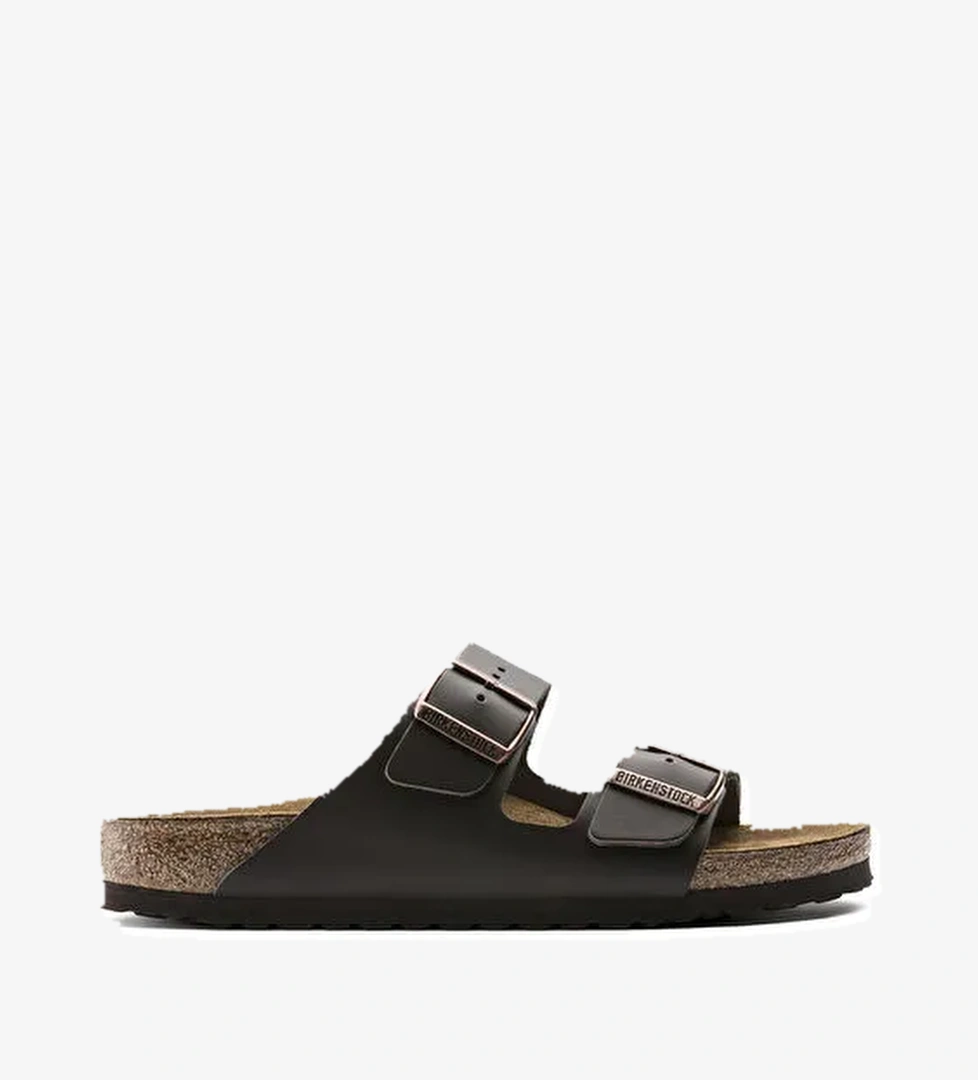 Birkenstock Koyu Kahverengi Erkek Deri Terlik ARIZONA