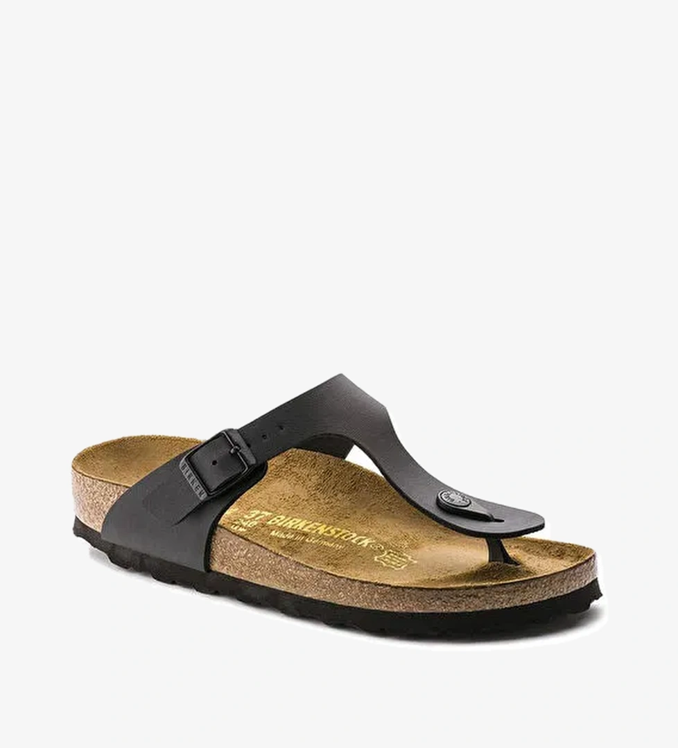 Birkenstock Siyah Erkek Birko-Flor Terlik 043691 GIZEH - Görsel 1