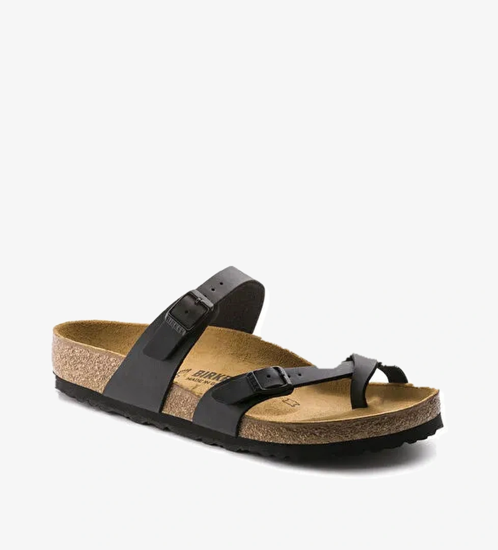 Birkenstock Siyah Kadın Deri Terlik MAYARI - 71791- SC - Görsel 1