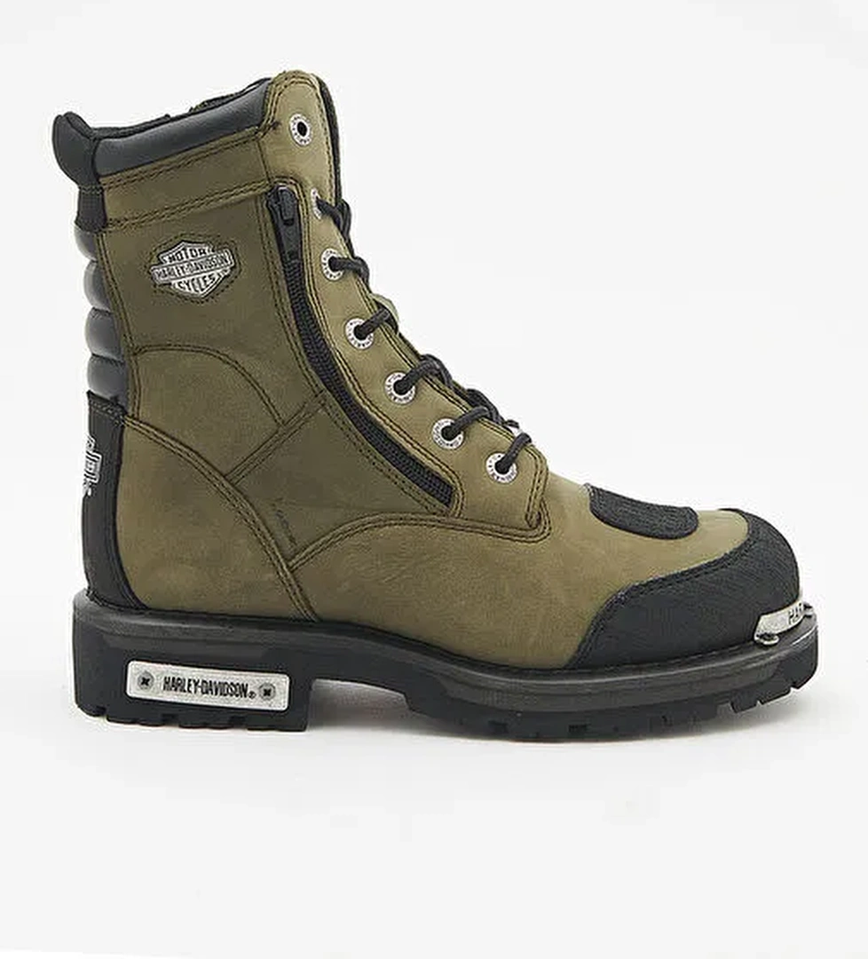 Harley Davidson Yeşil Erkek Nubuk Bot RIDDICK - 025M1005
