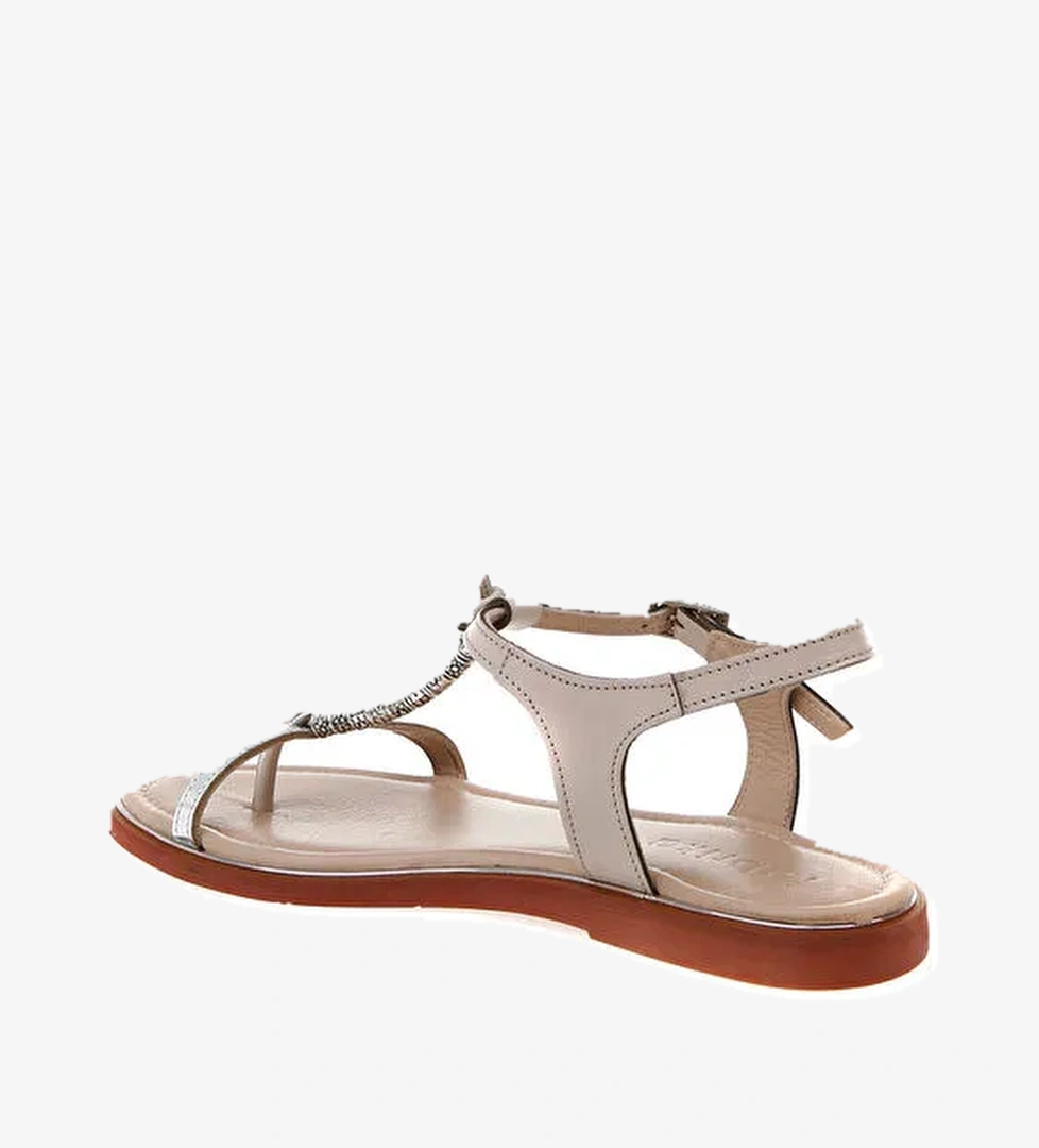 Fabrika Bej Kadın Sandalet PERWAR