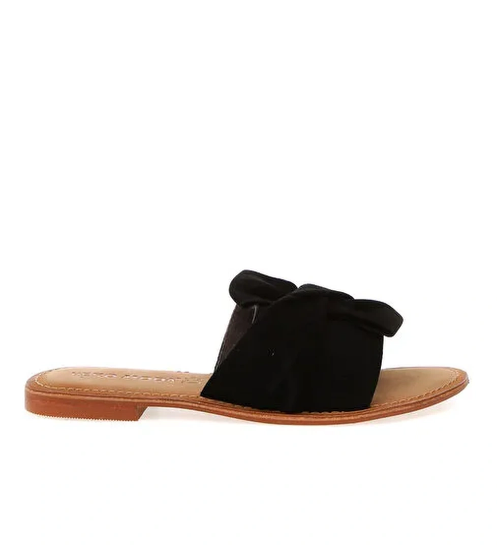 Vero Moda Siyah Kadın Süet Sandalet 10212588 - Görsel 1