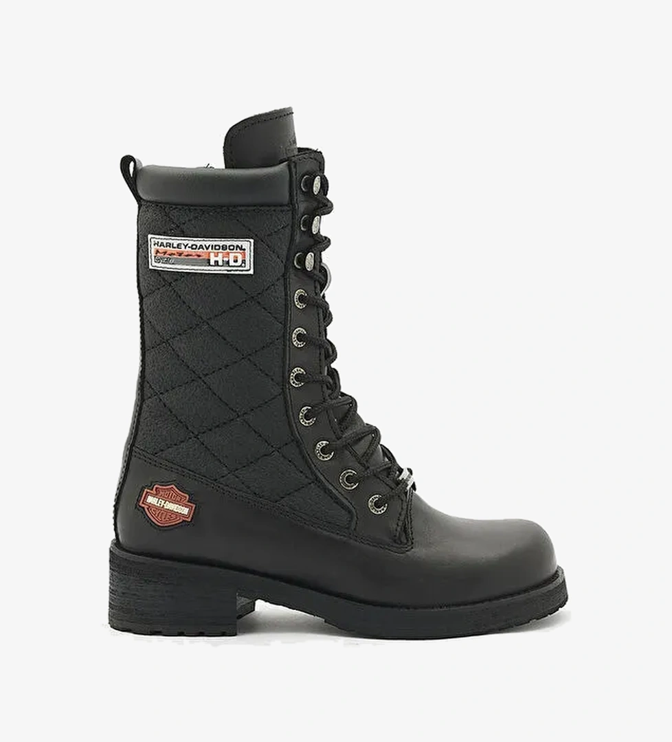 Harley Davidson Siyah Kadın Deri Çizme ROSE - 025Z0217 - Görsel 1