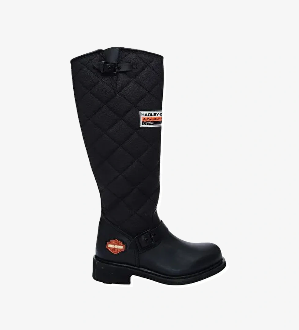 Harley Davidson Harley Davidson Siyah Kadın Deri Çizme LACONIA/HI/646 model görseli
