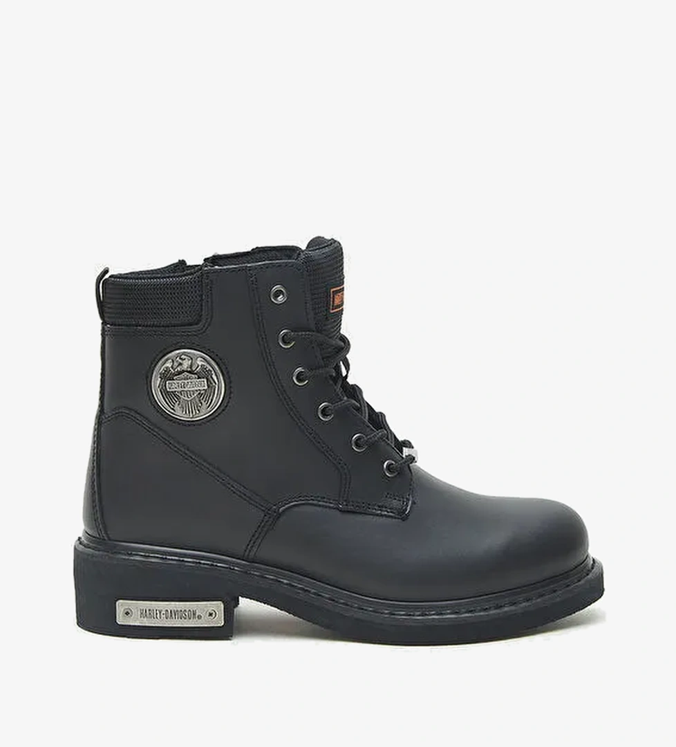 Harley Davidson Siyah Erkek Deri Bot JIM - 025M0128 - Görsel 1