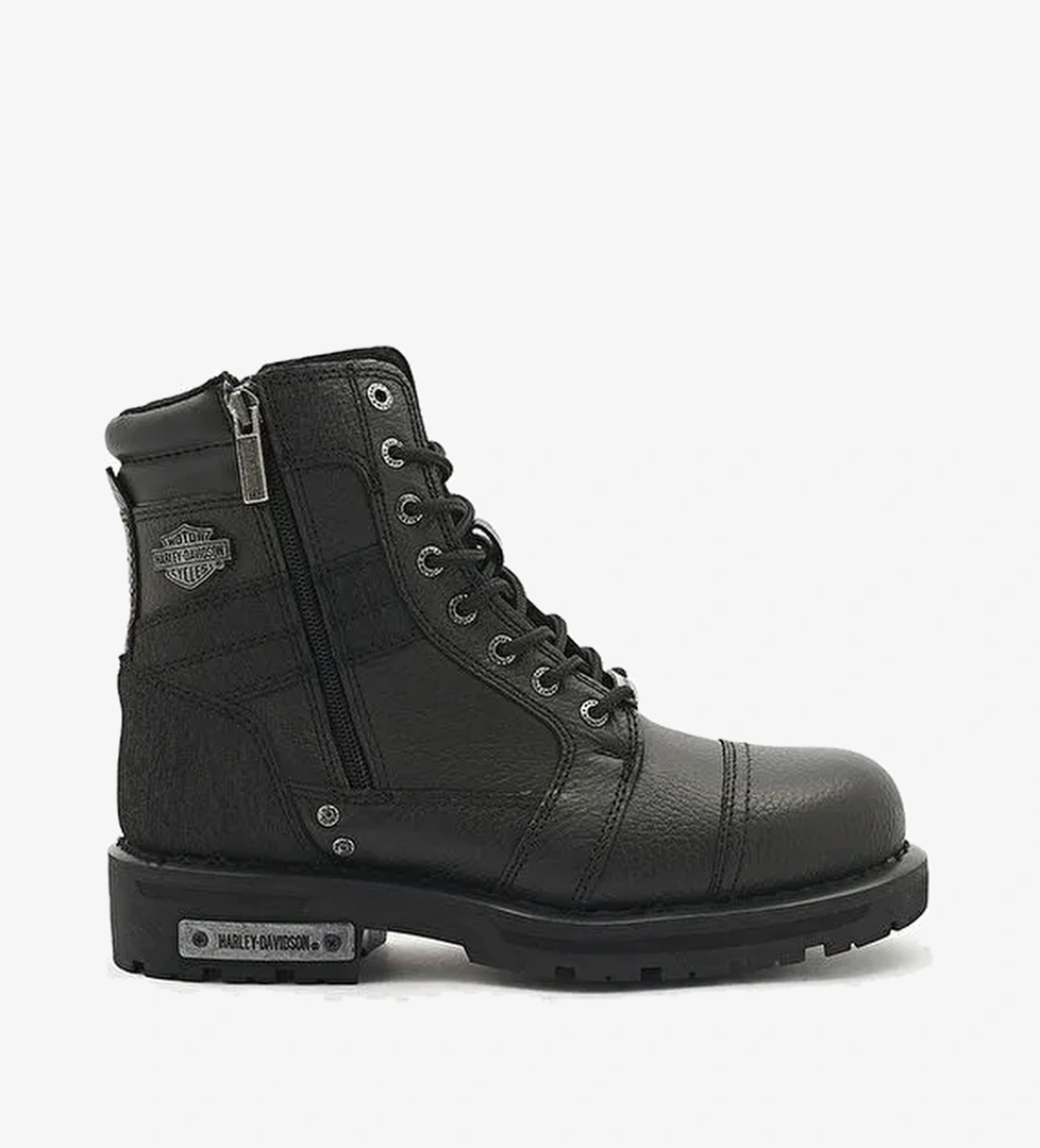 Harley Davidson Siyah Erkek Deri Bot CARTER- EXC - Görsel 1