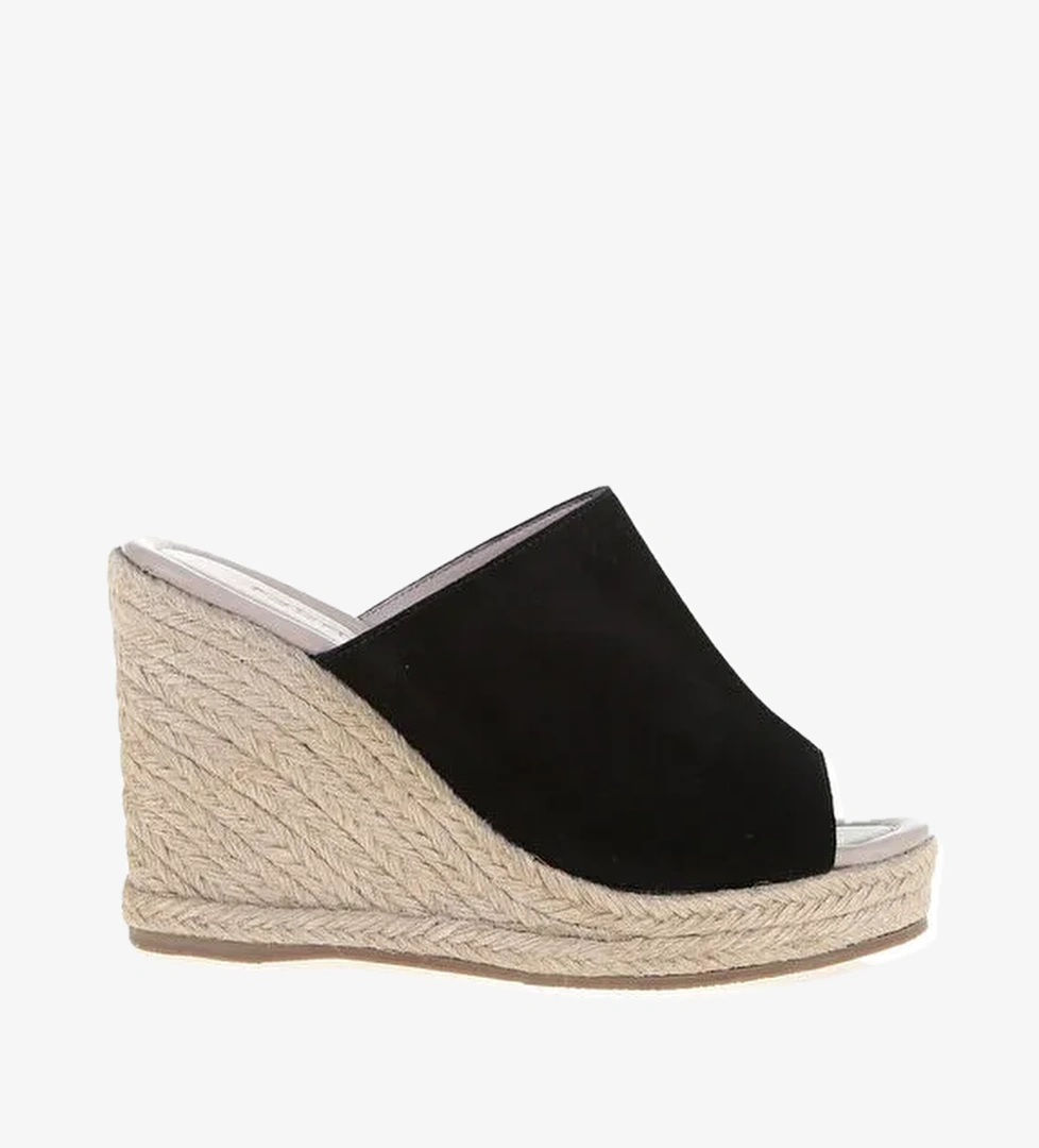 Fabrika Siyah Deri Terlik - Görsel 1