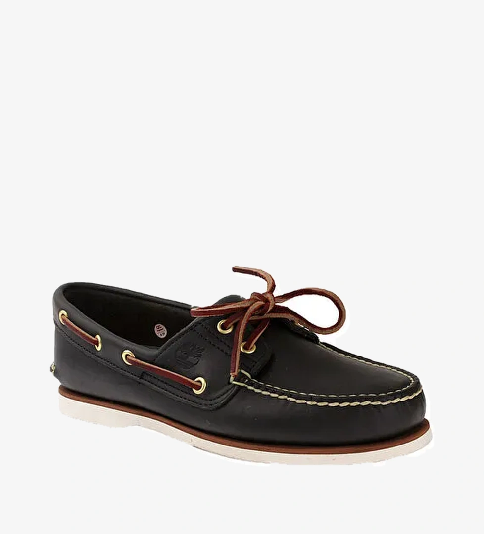 Timberland Classic Boat Koyu Lacivert Deri Erkek Günlük Ayakkabı