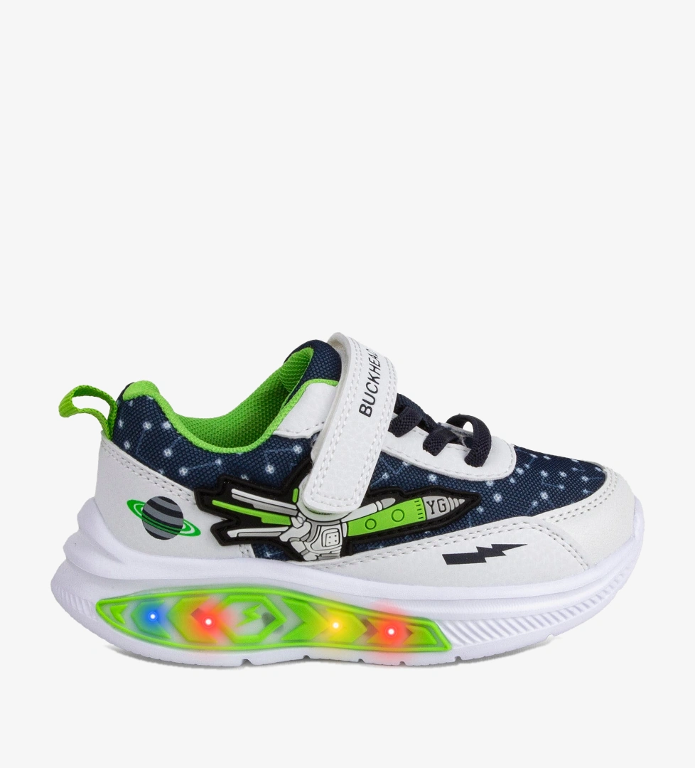 White Dark Blue Green