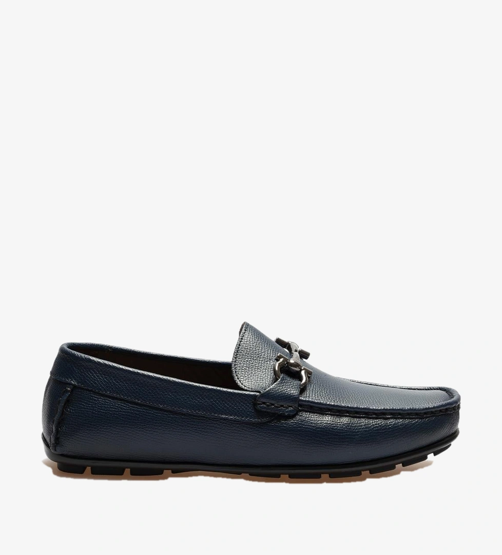 Cabani Lacivert Cabani Hakiki Deri Erkek Loafer