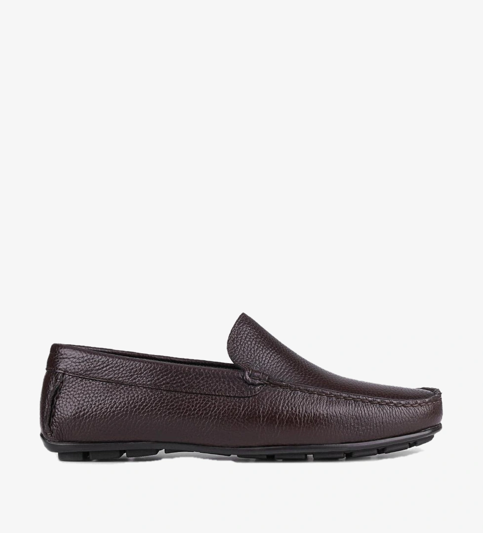 Cabani Kahverengi Cabani Hakiki Deri Erkek Loafer