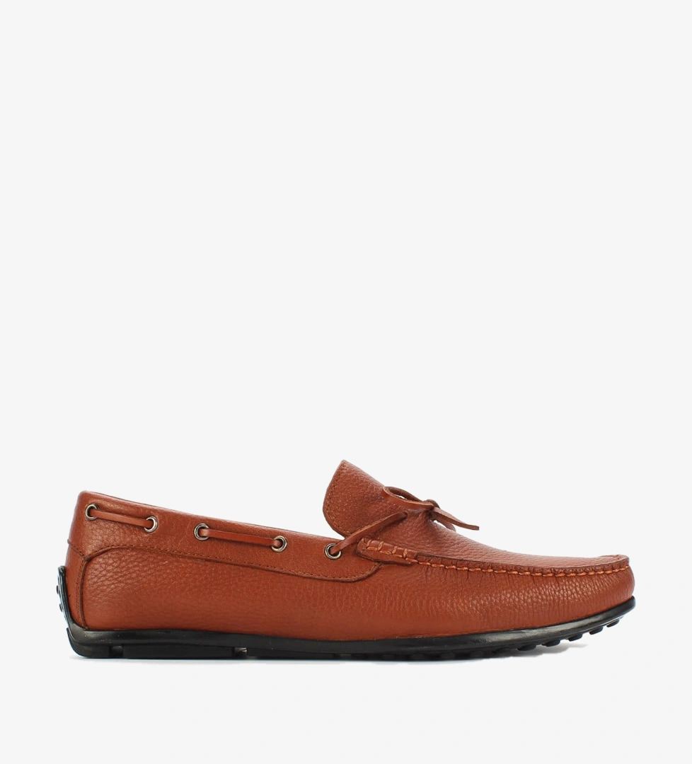 Erkek Taba Deri Loafer