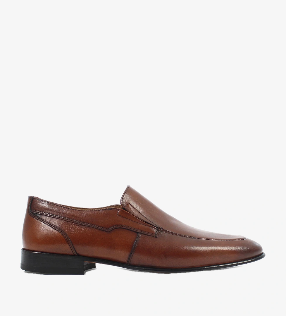 Erkek Taba Kösele Taban Deri Loafer