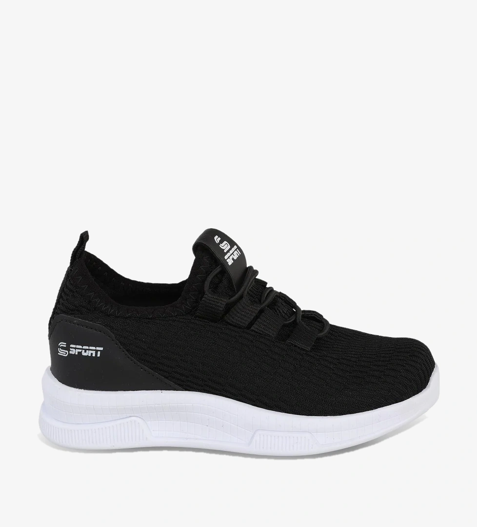 Callion Lastik Bağ Aqua 31-35 Numara Erkek Spor - Siyah
