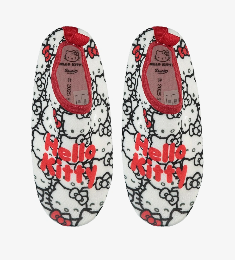Hello Kitty Beyaz Hello Kitty Baskili Tabanli