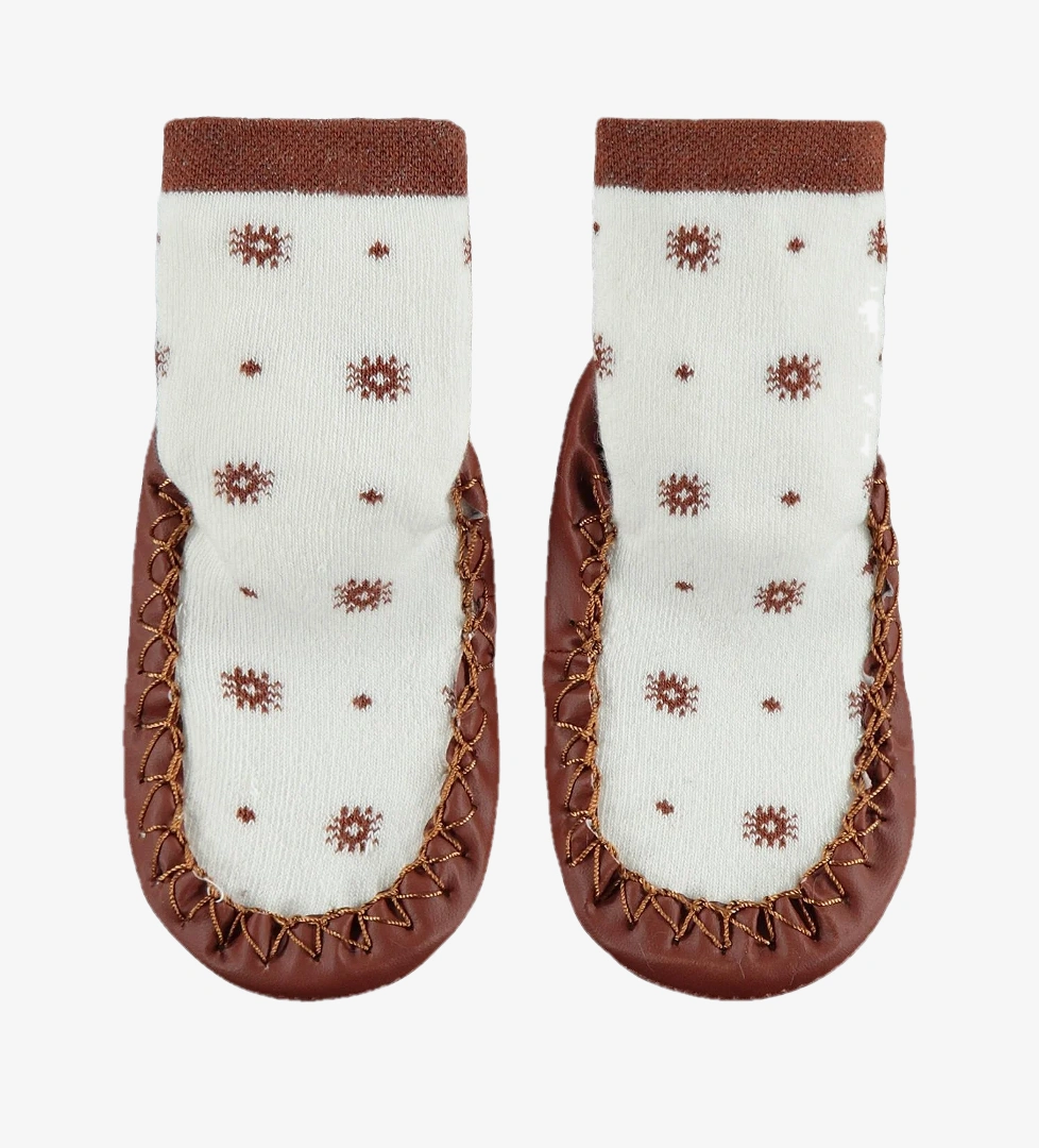 Civil Baby Flowers Bebek Kız Havlu Çarık Çorap 18-22