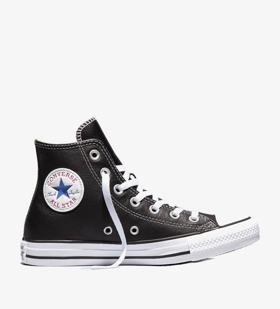Converse Chuck Taylor All Star Unisex Siyah Deri Sneaker
