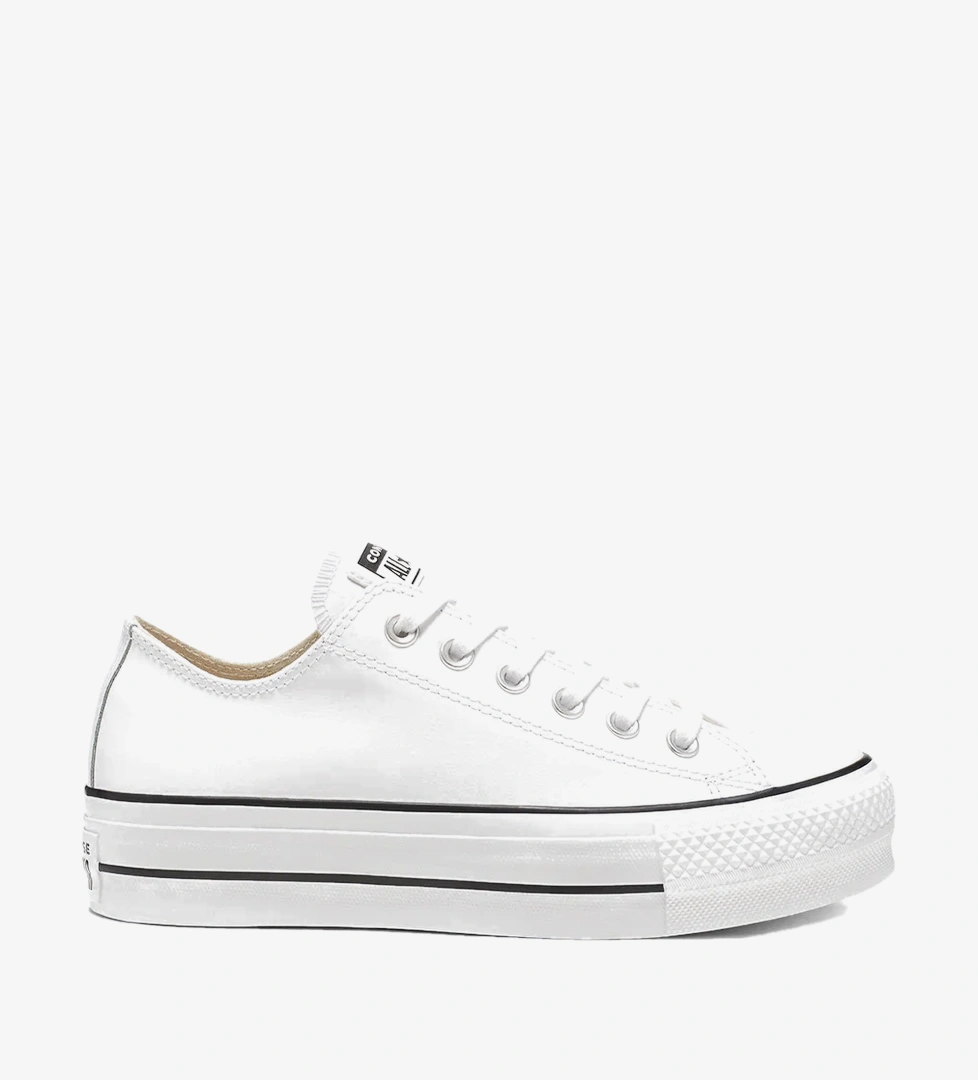 Converse Chuck Taylor All Star Lift Kadın Beyaz Deri Sneaker
