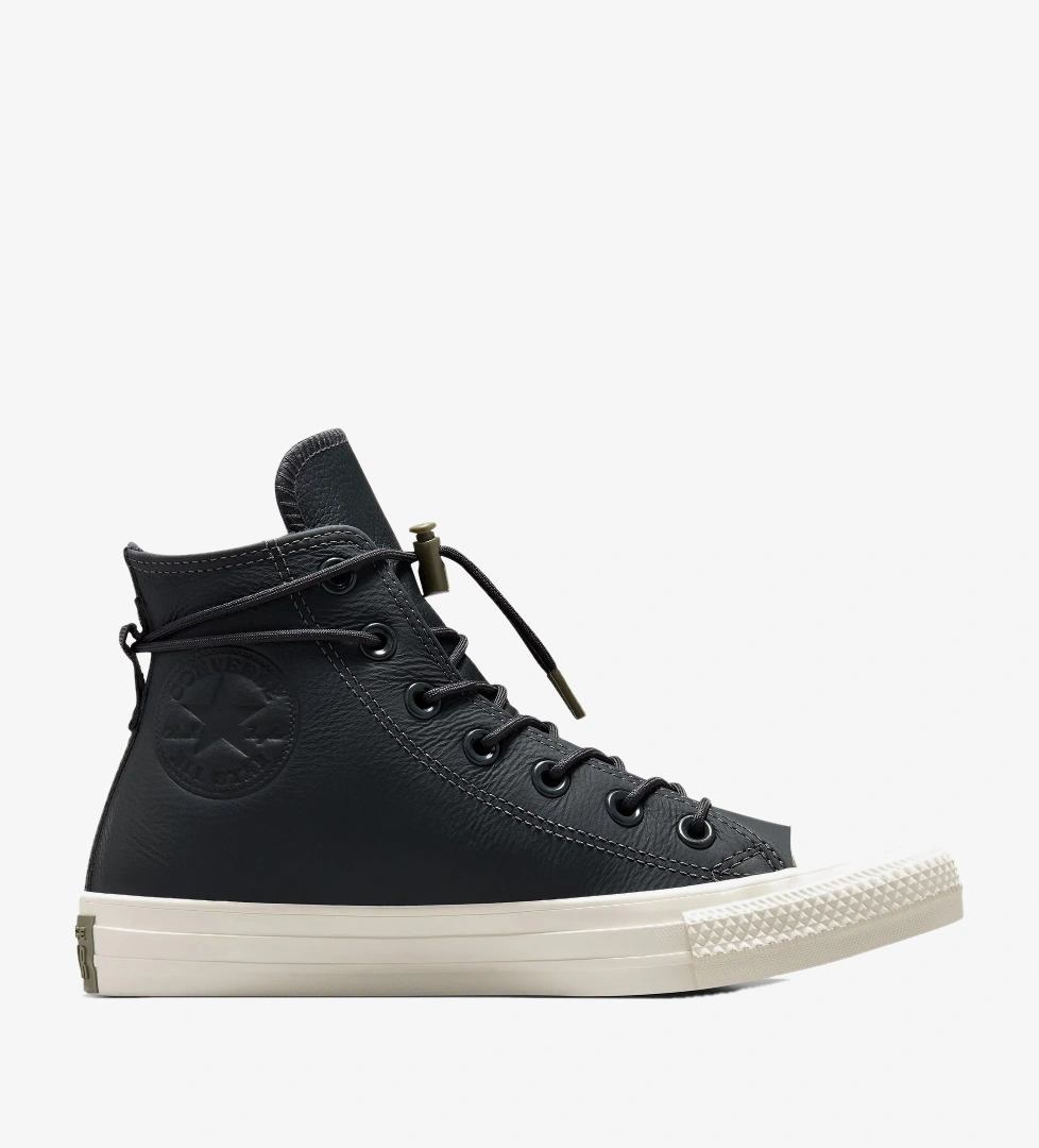 Converse Converse Gri Chuck Taylor All Star Unisex Lacivert Deri Bot Converse'de! Gri - 1. görsel