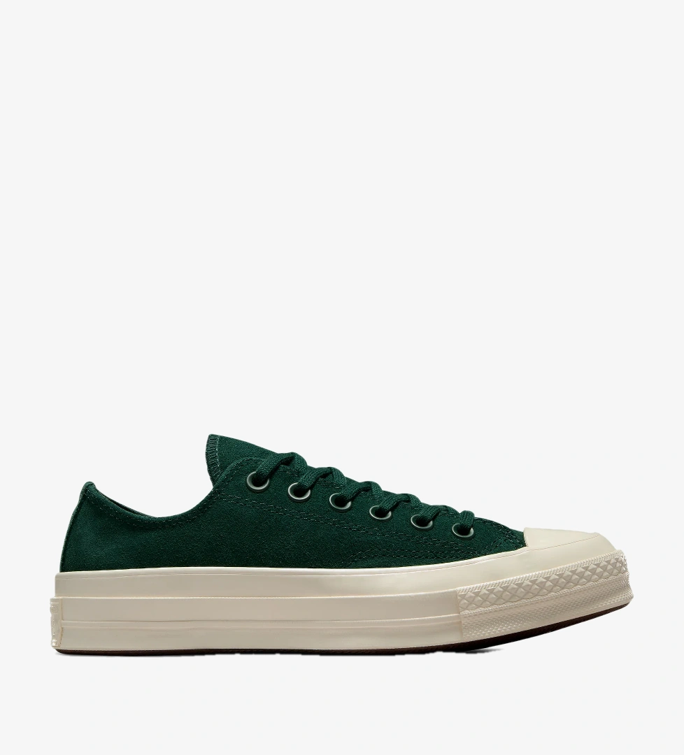 Converse Converse Chuck 70 Unisex Yeşil Süet Sneaker Converse'de! Yeşil - 1. görsel