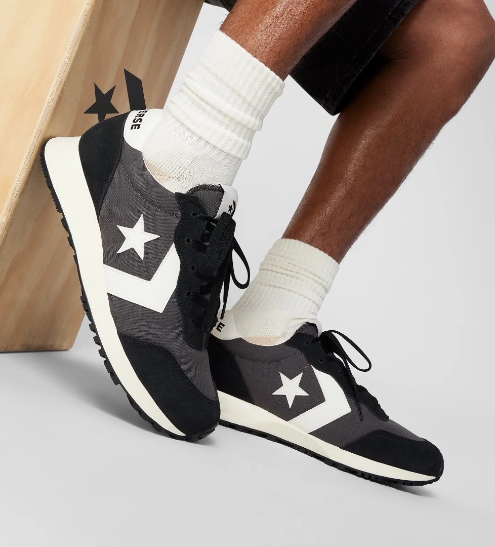 Converse Omega Trainer Unisex Siyah Süet Sneaker