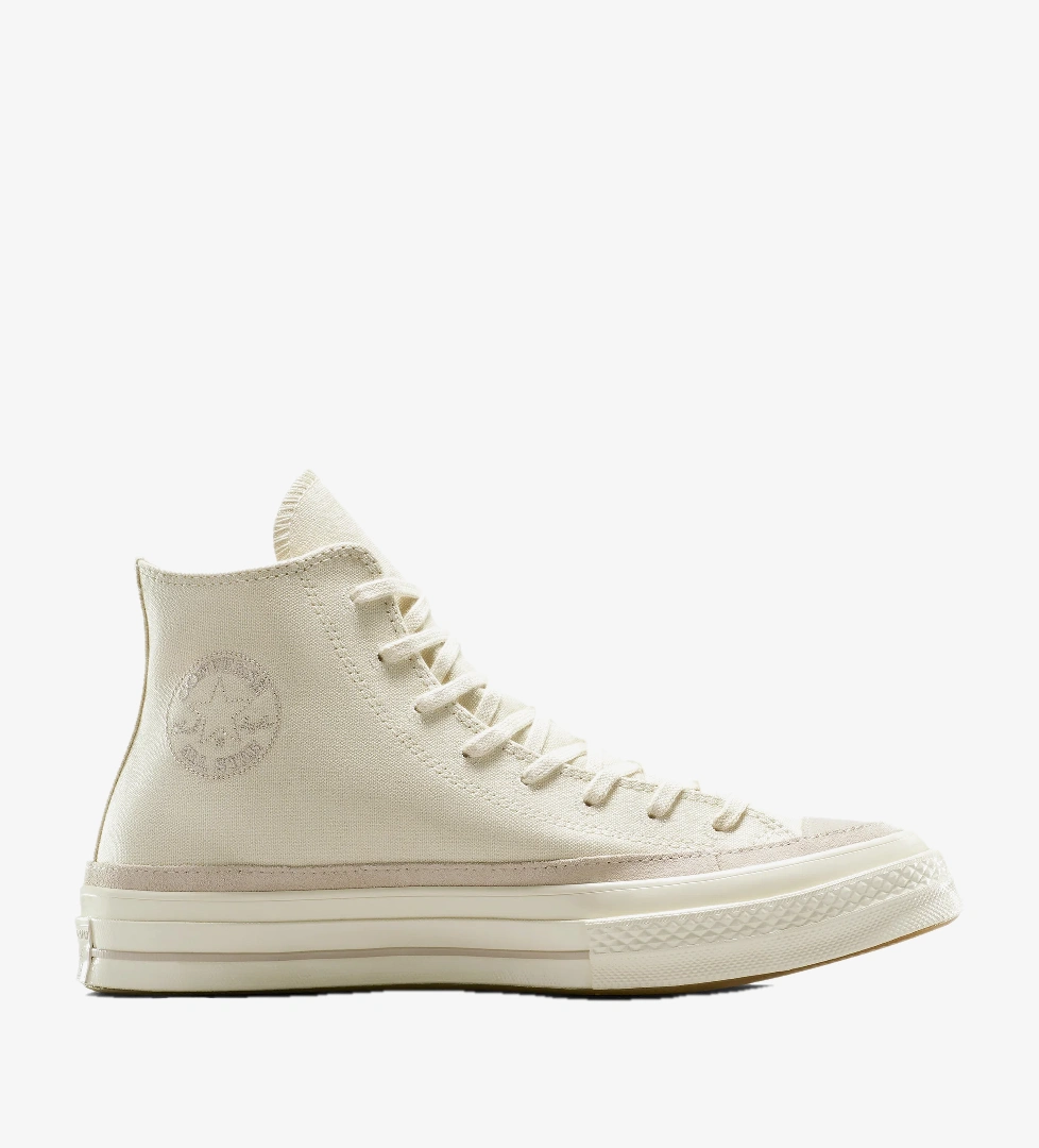 Converse Converse Chuck 70 Taylored Lux Unisex Krem Sneaker Converse'de! Krem - 1. görsel