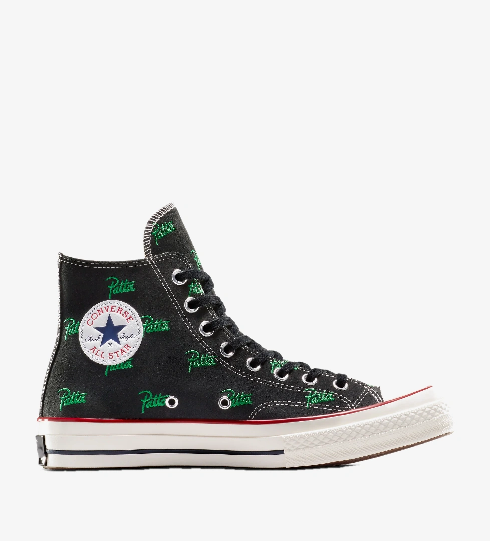 Converse x Patta Chuck 70 Unisex Siyah Süet Sneaker
