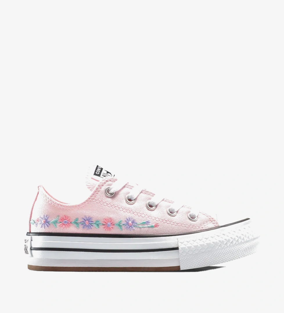 Converse Chuck Taylor All Star Eva Lift Platform Florals Çocuk Pembe Sneaker