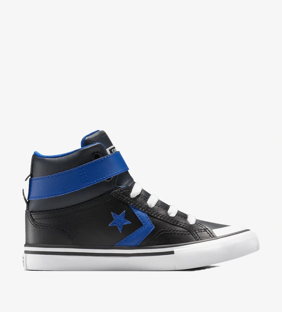 Converse Pro Blaze Strap Leather Easy On Çocuk Siyah Bot