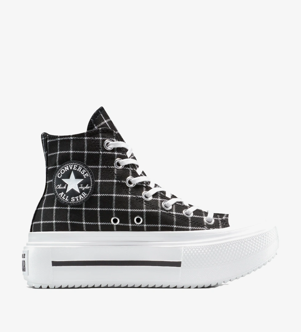Converse Converse Chuck Taylor All Star Lift Double Stack Kadın Siyah Sneaker Converse'de! Siyah - 1. görsel