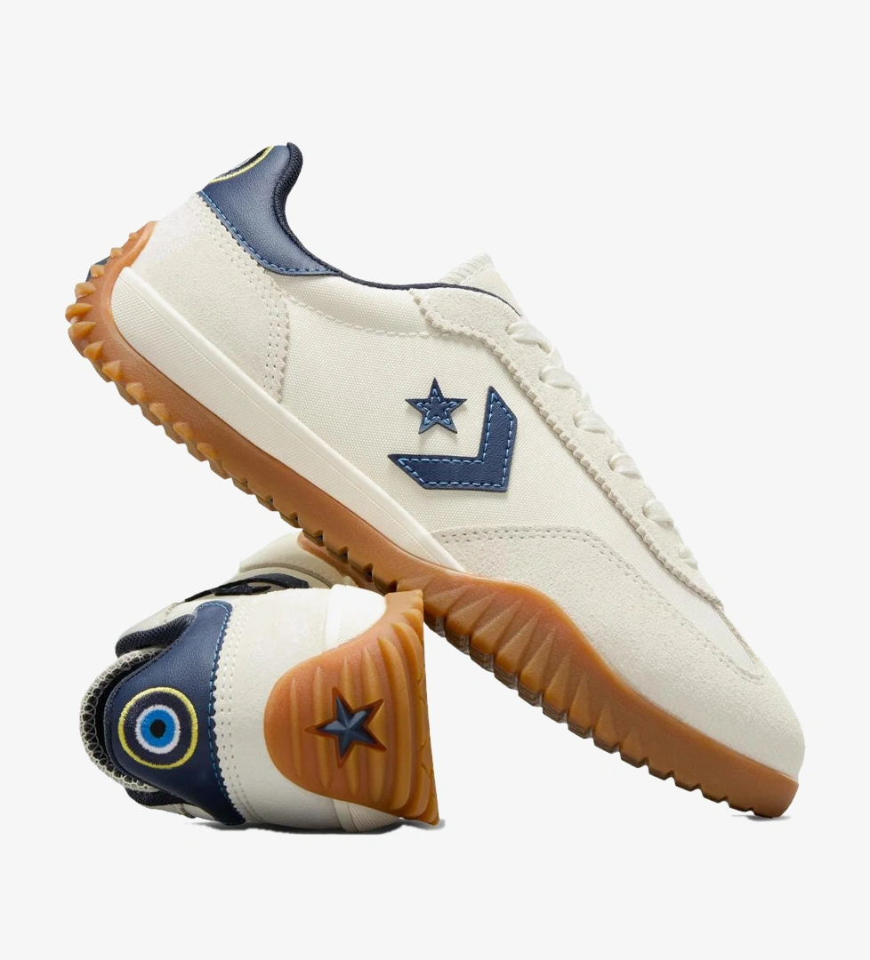 Converse x Evil Eye Run Star Trainer Unisex Bej Süet Sneaker