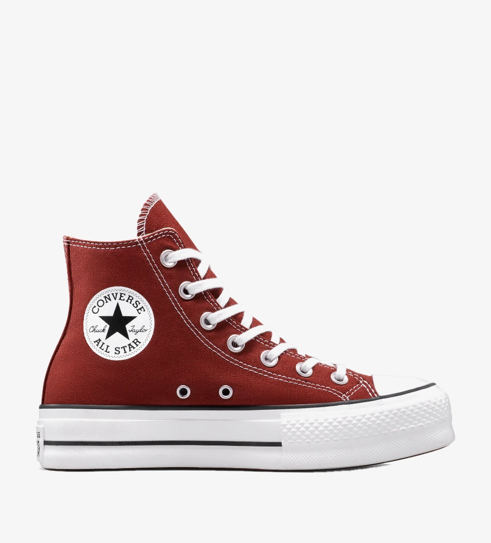 Converse Converse Chuck Taylor All Star Lift Kadın Bordo Sneaker Converse'de! Bordo - 1. görsel