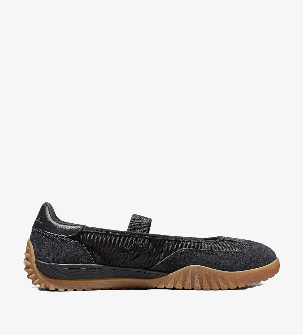 Converse Run Star Trainer Unisex Siyah Süet Babet