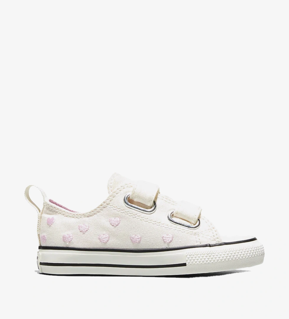 Converse Chucks In Love Chuck Taylor All Star 2V Bebek Krem Sneaker