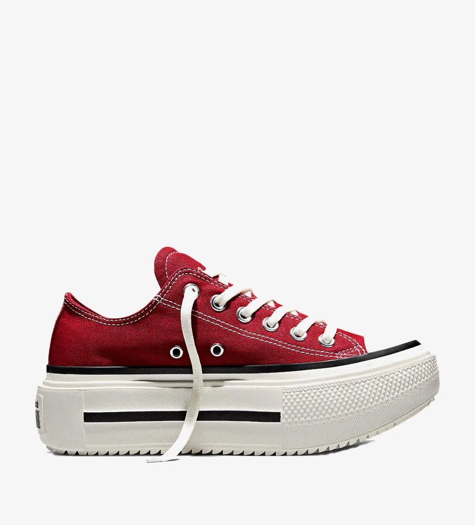 Converse Chuck Taylor All Star Lift Double Stack Unisex Kırmızı Sneaker