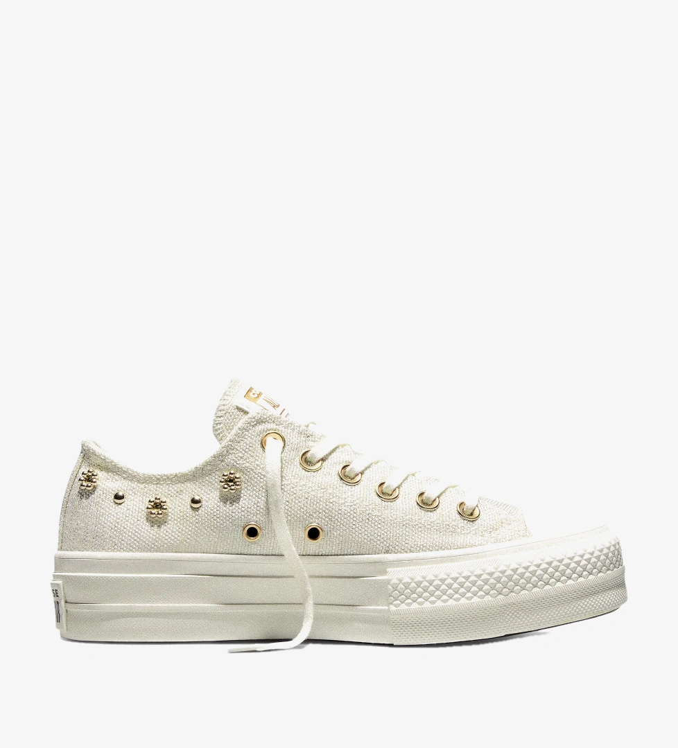 Converse Chuck Taylor All Star Lift Kadın Krem Sneaker