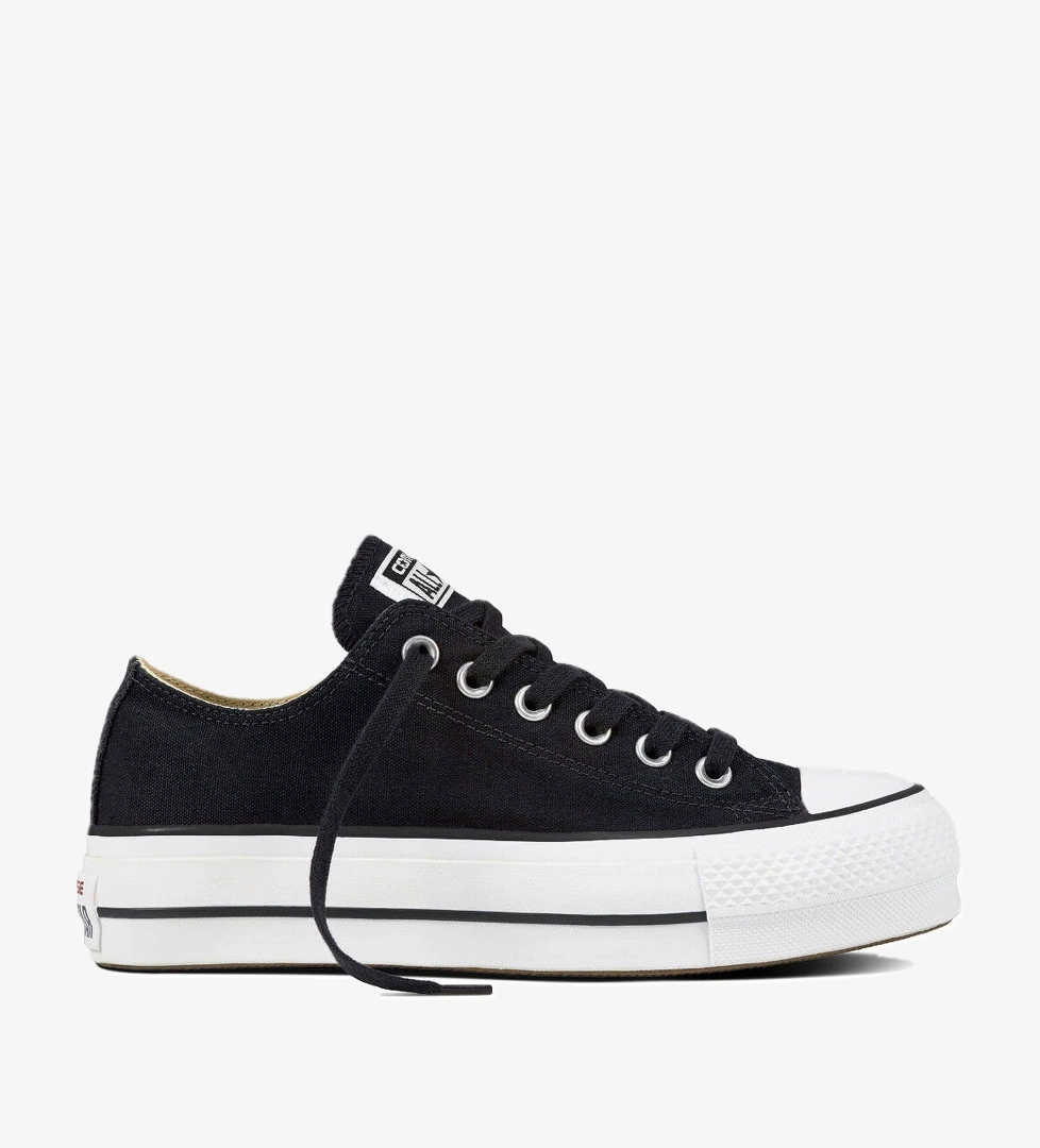Converse Chuck Taylor All Star Platform Canvas Low Top Kadın Günlük Spor Ayakkabı - Görsel 1