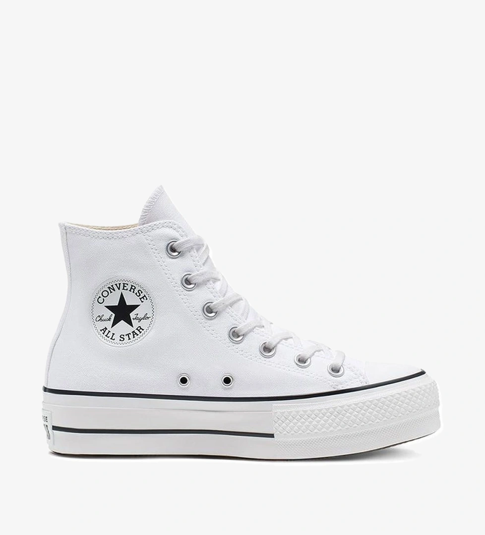 Converse Canvas Platform Chuck Taylor All Star Kadın Günlük Spor Ayakkabı - Görsel 1